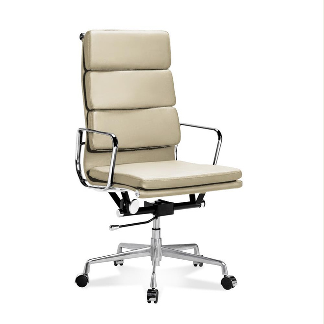 Silky Smooth Chair 19 - Hoher Office Stuhl mit weichem Polster