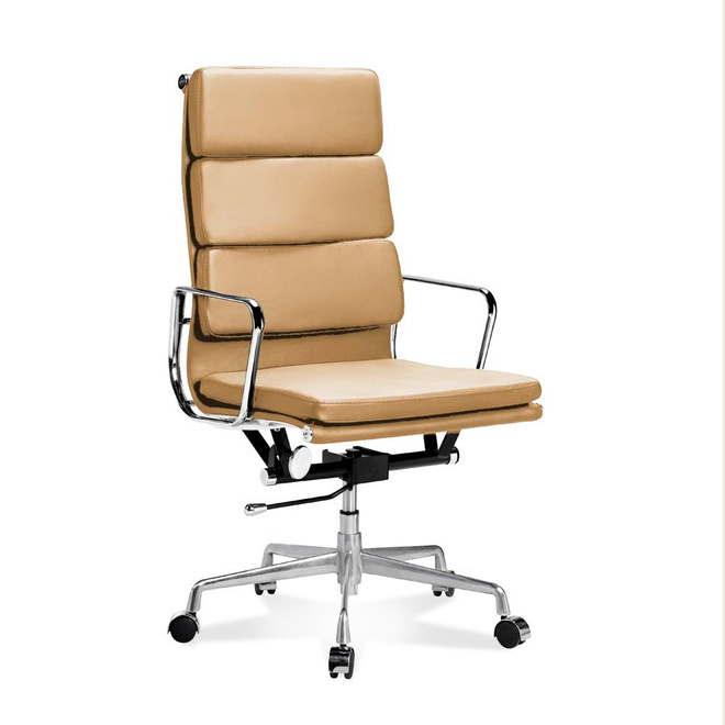 Silky Smooth Chair 19 - Hoher Office Stuhl mit weichem Polster