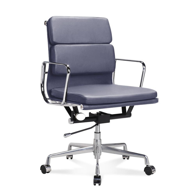 Silky Smooth Chair 17 - Halbhoher Office Stuhl mit weichem Polster