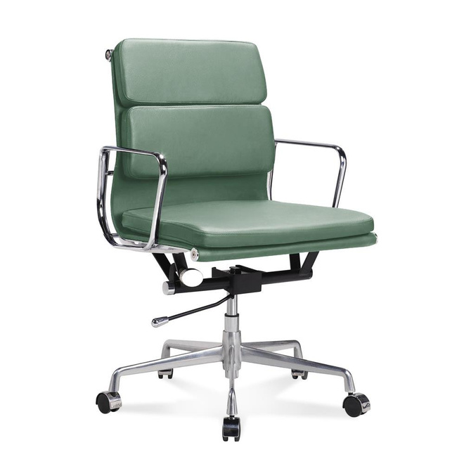 Silky Smooth Chair 17 - Halbhoher Office Stuhl mit weichem Polster