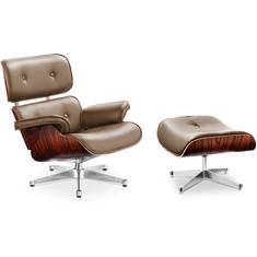 Lounge Sessel Charly mit Ottoman