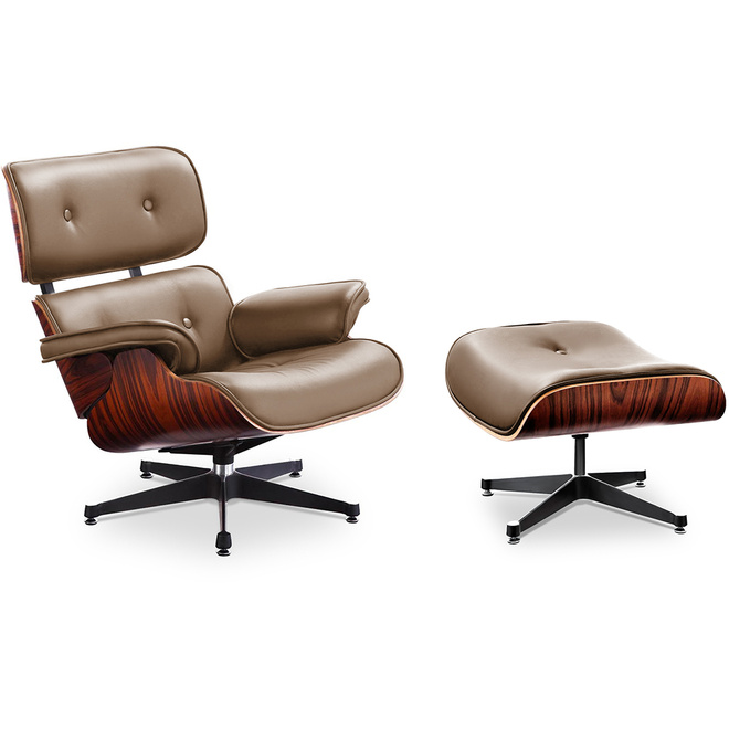 Lounge Sessel Charly mit Ottoman