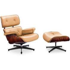 Lounge Sessel Charly mit Ottoman