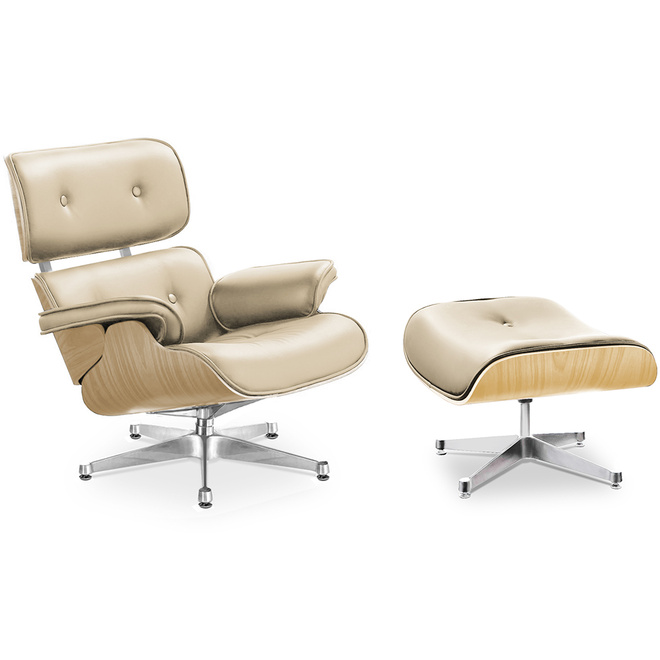 Lounge Sessel Charly mit Ottoman