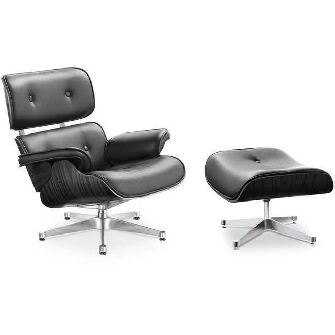 Lounge Sessel Charly mit Ottoman