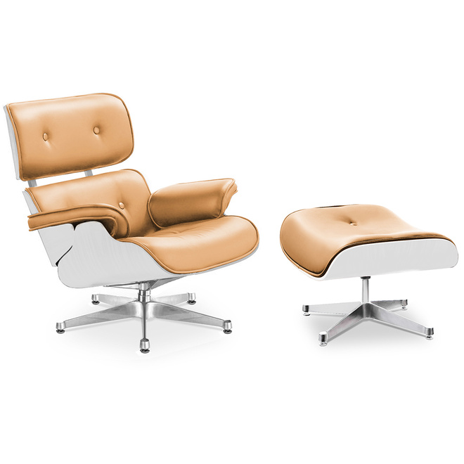 Lounge Sessel Charly mit Ottoman