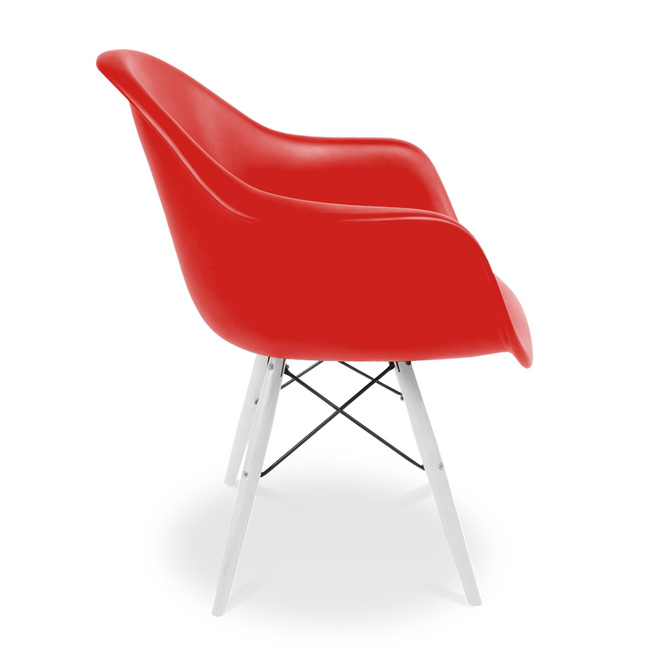 Arm Chair Plastic Wood Stuhl