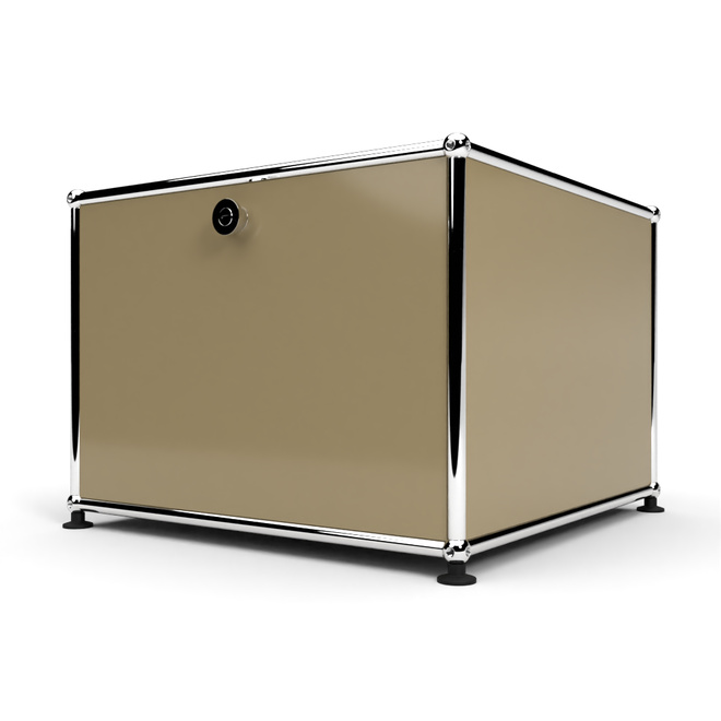 Druckercontainer 50 1x1 mit 1 Tr, Beige