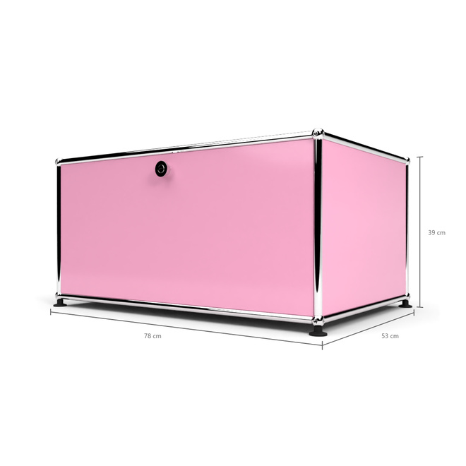 Druckercontainer 75 1x1 mit 1 Tr, Rosa