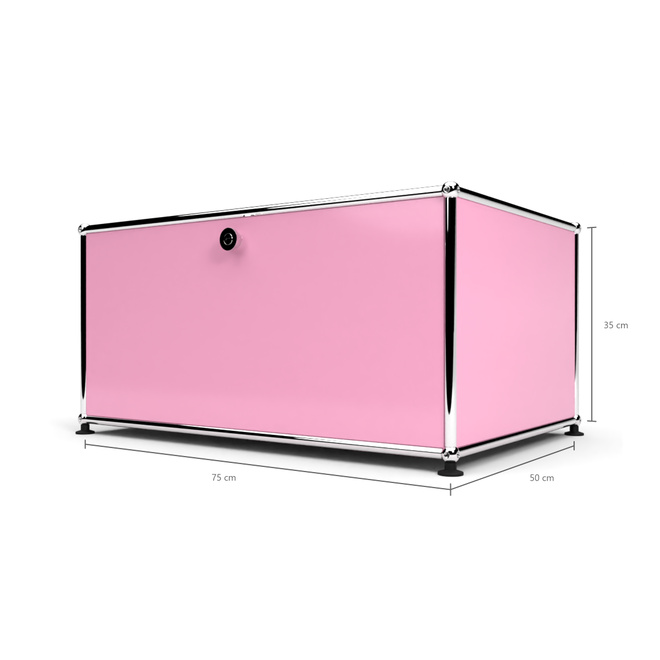 Druckercontainer 75 1x1 mit 1 Tr, Rosa