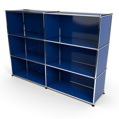 Highboard 3x2 offen, Enzianblau