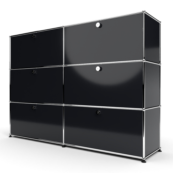 Highboard 3x2 mit 6 Klapptren