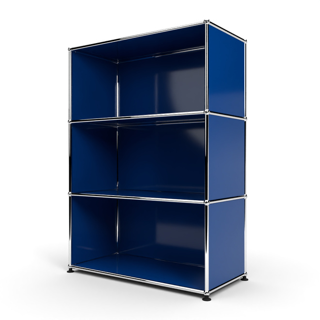 Highboard 3x1 offen, Enzianblau