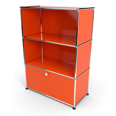 Highboard 3x1 mit 1 Tr unten, Orange