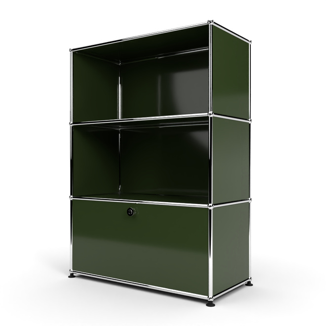 Highboard 3x1 mit 1 Tr unten, Olivgrn