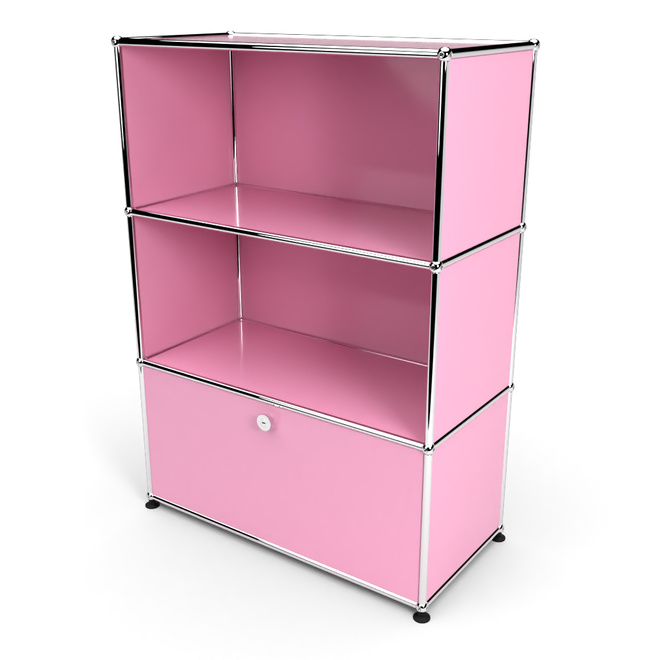 Highboard 3x1 mit 1 Tr unten, Rosa