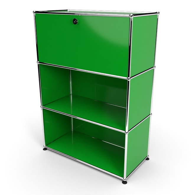 Highboard 3x1mit 1 Klapptren oben, Grn