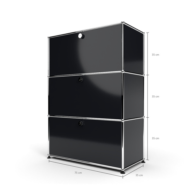 Highboard 3x1 mit 3 Klapptren