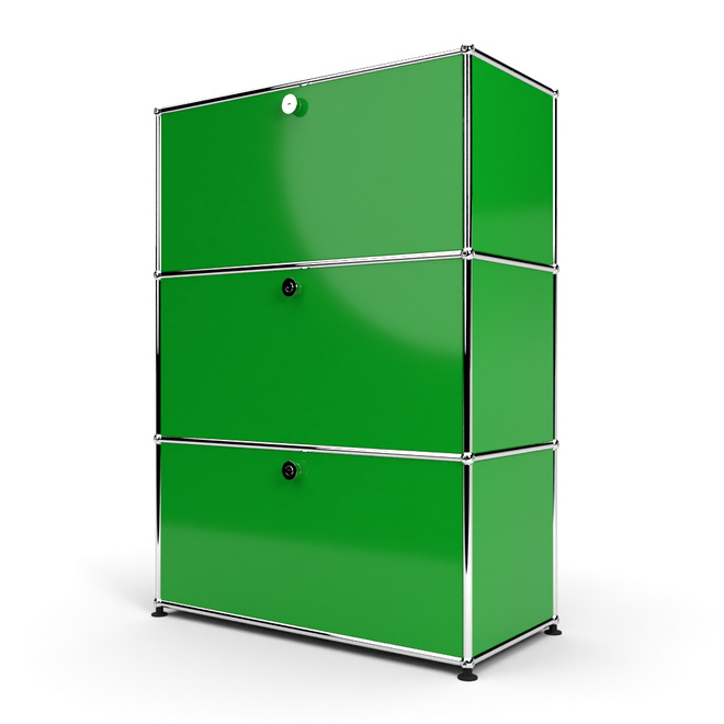 Highboard 3x1 mit 3 Klapptren, Grn