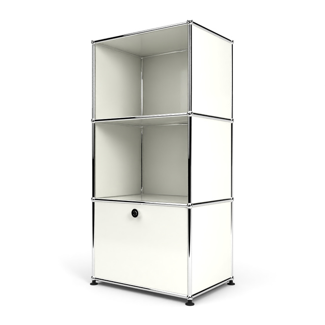 Highboard 50 3x1 mit 1 Tr, Weiss