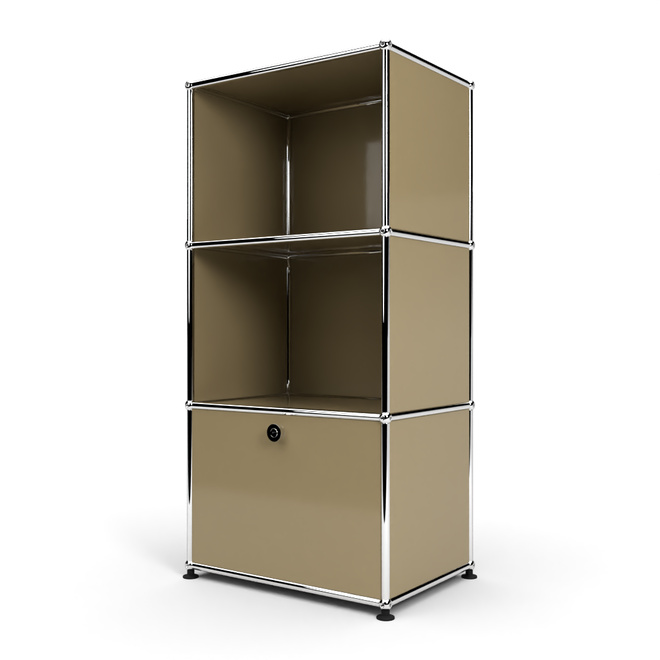 Highboard 50 3x1 mit 1 Tr, Beige