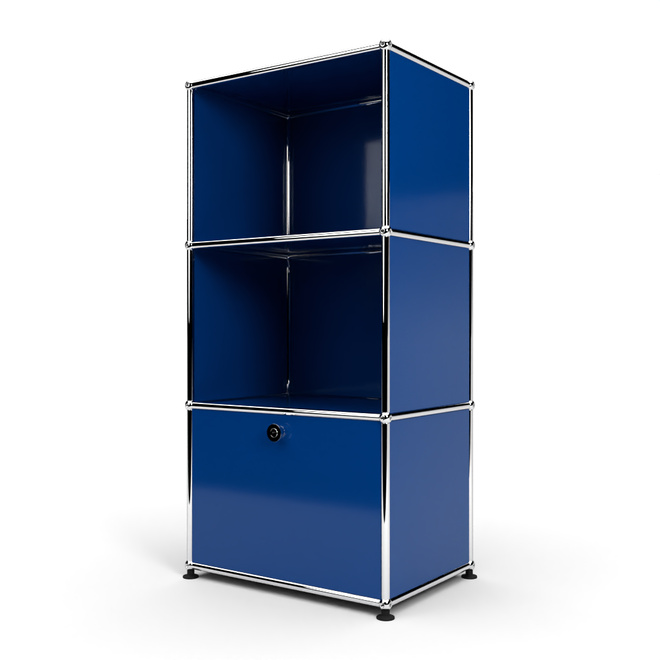 Highboard 50 3x1 mit 1 Tr, Enzianblau