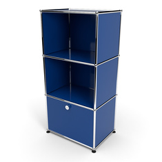 Highboard 50 3x1 mit 1 Tr, Enzianblau