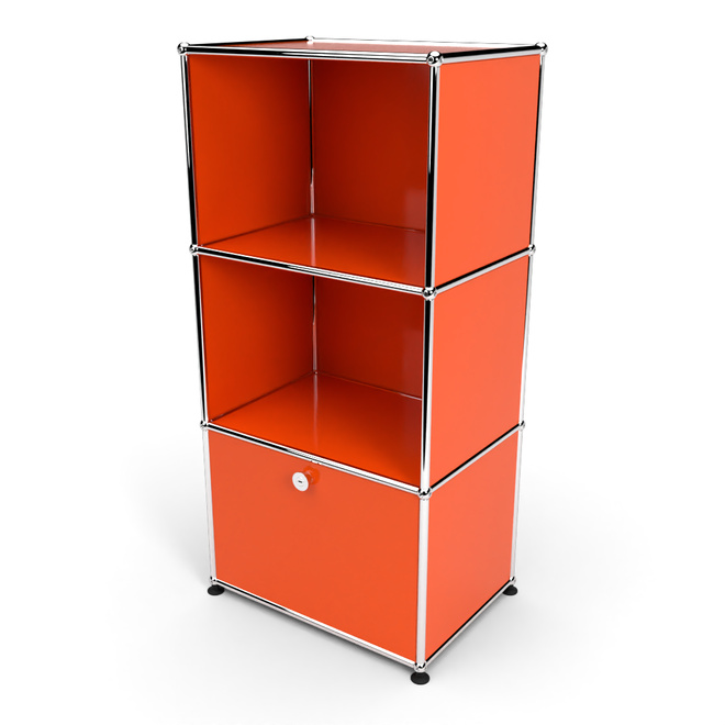 Highboard 50 3x1 mit 1 Tr, Orange