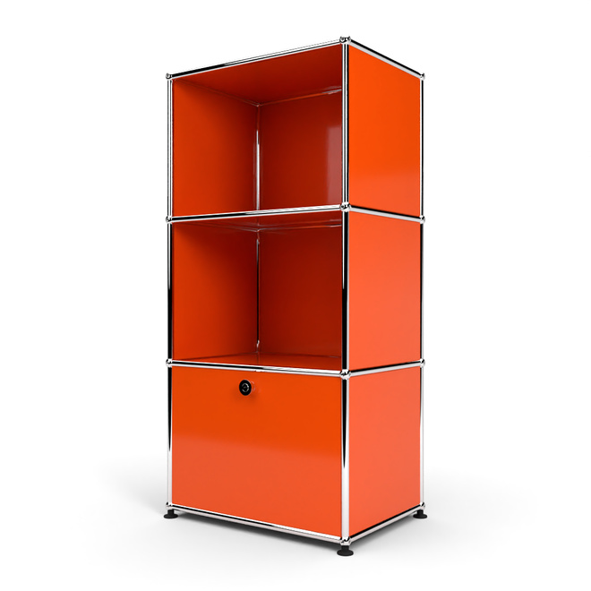 Highboard 50 3x1 mit 1 Tr, Orange