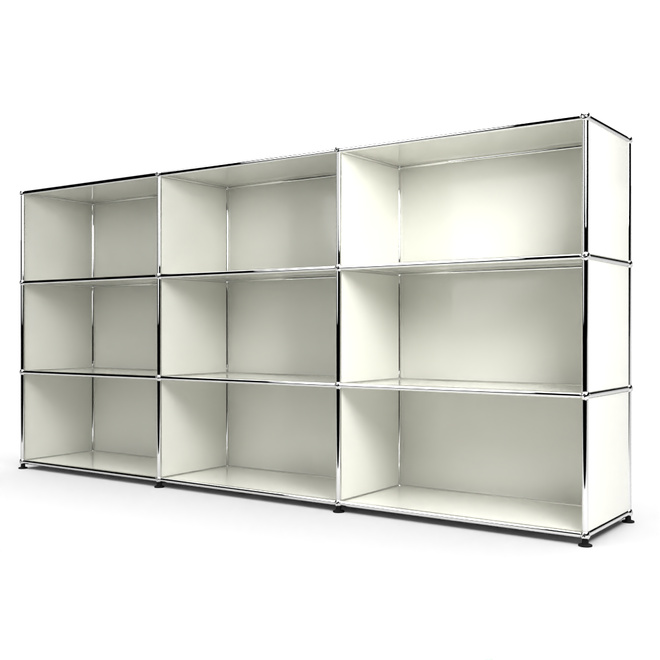 Highboard 3x3 offen, Weiss