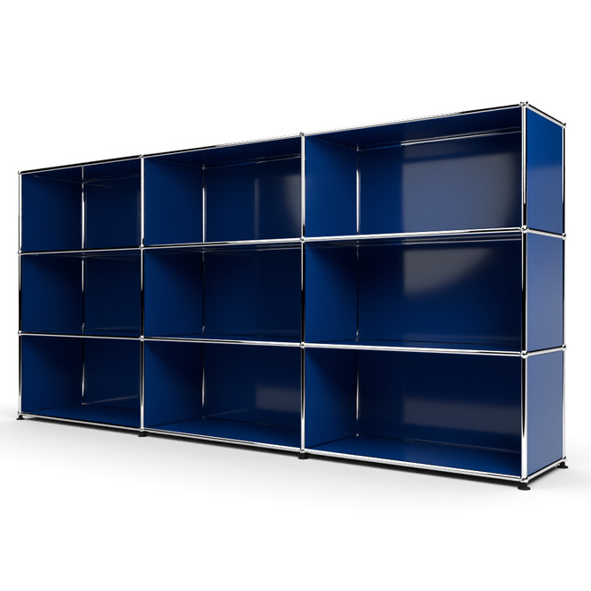 Highboard 3x3 offen, Enzianblau