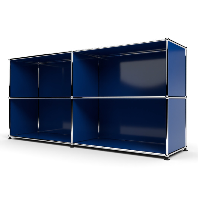 Sideboard 2x2 offen, Enzianblau