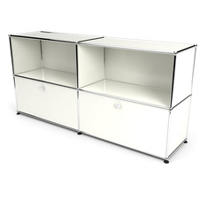 Sideboard 2x2 mit 2 Klapptren, Weiss