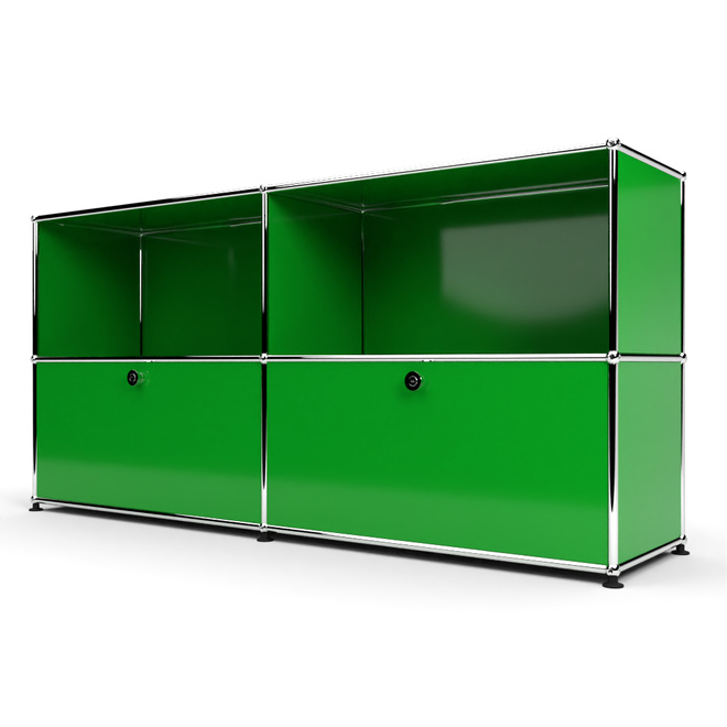 Sideboard 2x2 mit 2 Klapptren, Grn