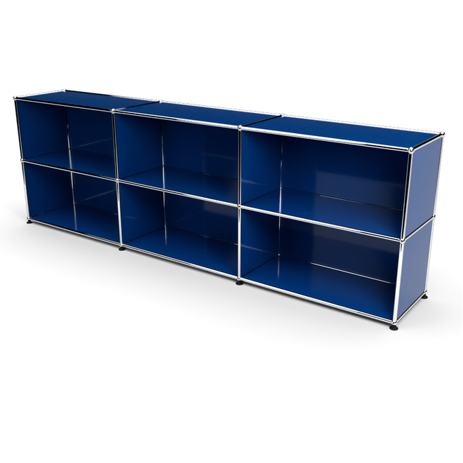 Sideboard 2x3 offen, Enzianblau