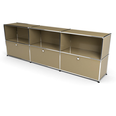 Sideboard 2x3 mit 3 Klapptren, Beige