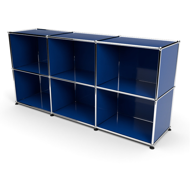 Sideboard 50 2x3 offen, Enzianblau