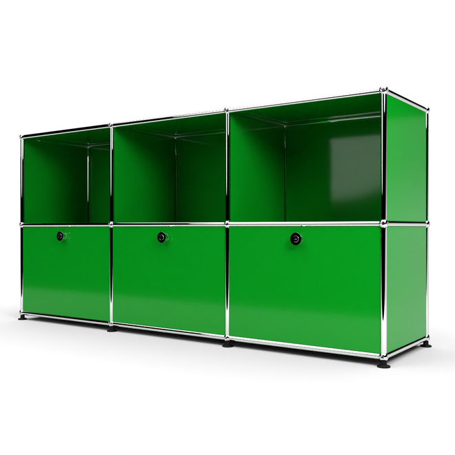 Sideboard 50 2x3 mit 3 Klapptren, Grn