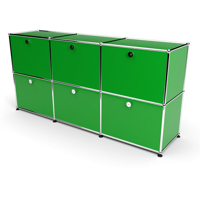 Sideboard 50 2x3 mit 6 Klapptren, Grn