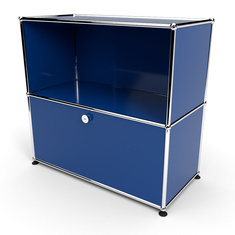 Sideboard 2x1 mit 1 Tr, Enzianblau