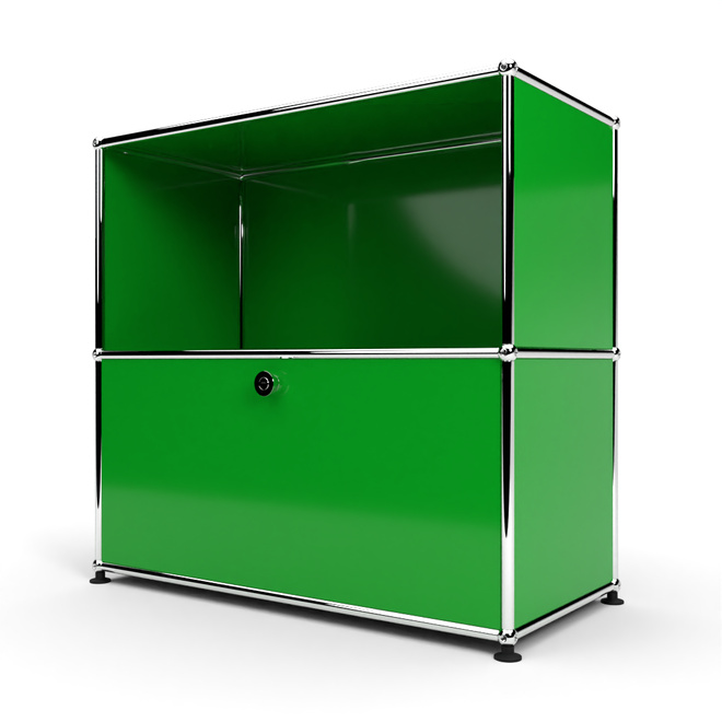 Sideboard 2x1 mit 1 Tr, Grn