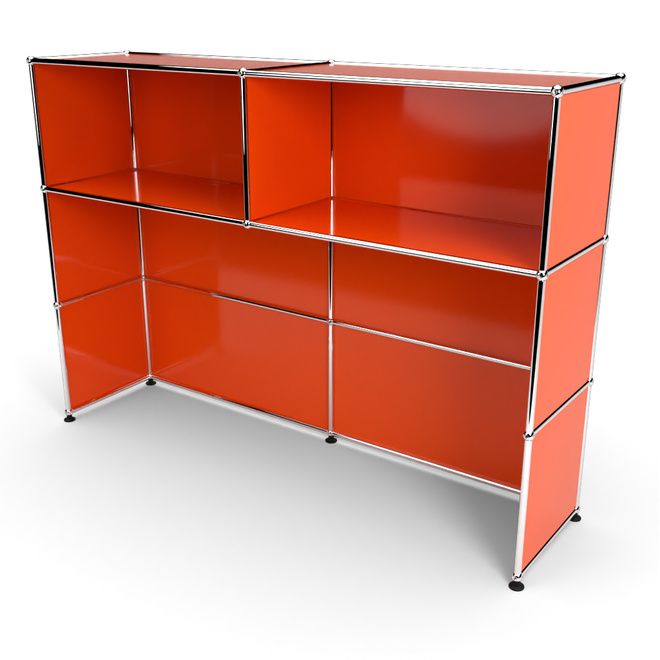 Theke 3x2 Tiefe 38 cm, Orange