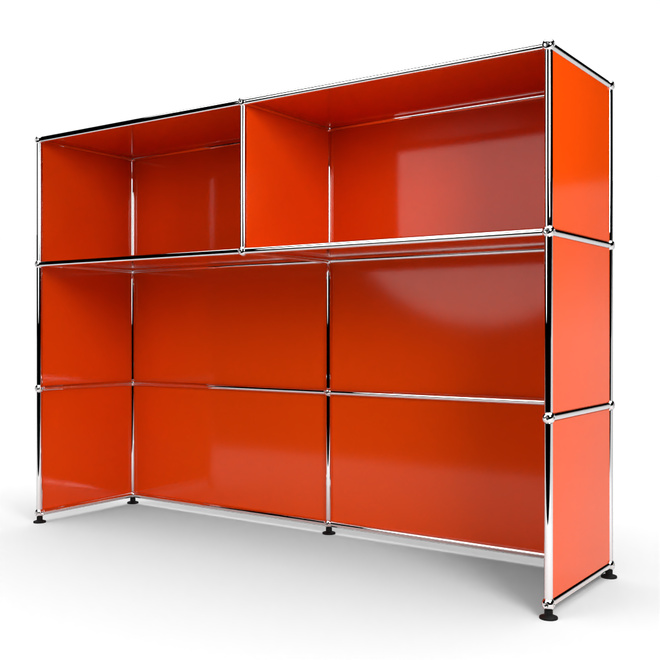 Theke 3x2 Tiefe 38 cm, Orange