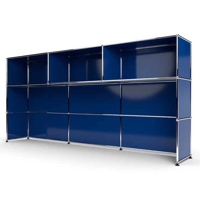 Theke 3x3 Tiefe 38 cm, Enzianblau