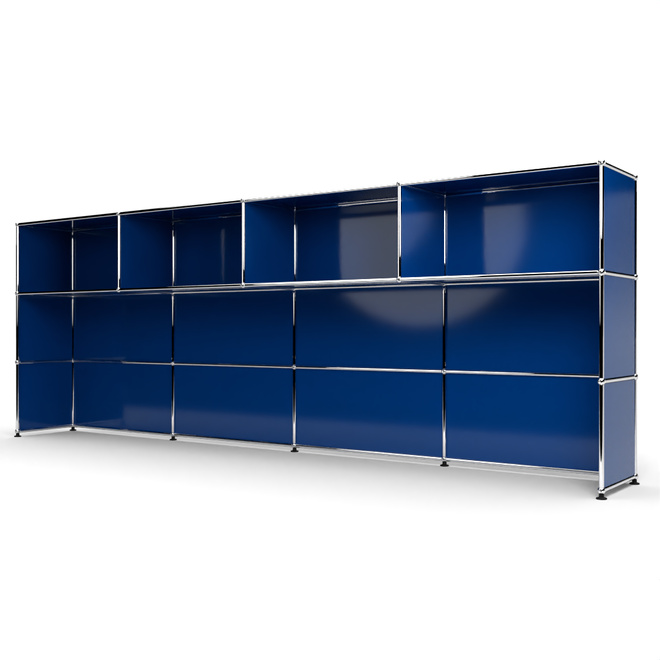 Theke 3x4 Tiefe 38 cm, Enzianblau