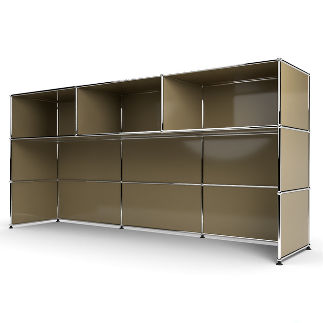 Theke 3x3 Tiefe 53 cm, Beige