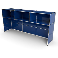 Theke 3x3 Tiefe 53 cm, Enzianblau