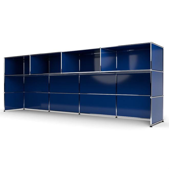 Theke 3x4 Tiefe 53 cm, Enzianblau