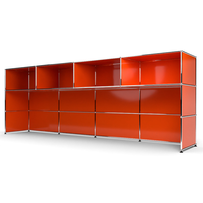 Theke 3x4 Tiefe 53 cm, Orange