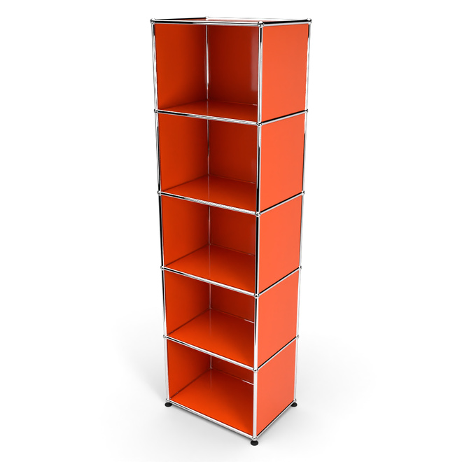 Wandregal 50 5x1 offen, Orange